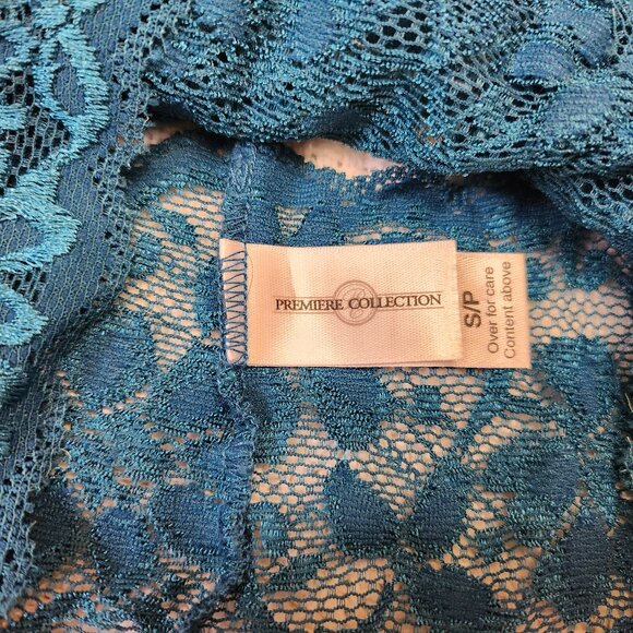 Teal Lace Camisole - Picture 4 of 6